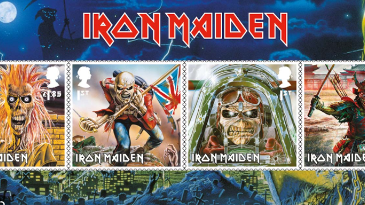 iron maiden, iron maiden γραμματοσημα