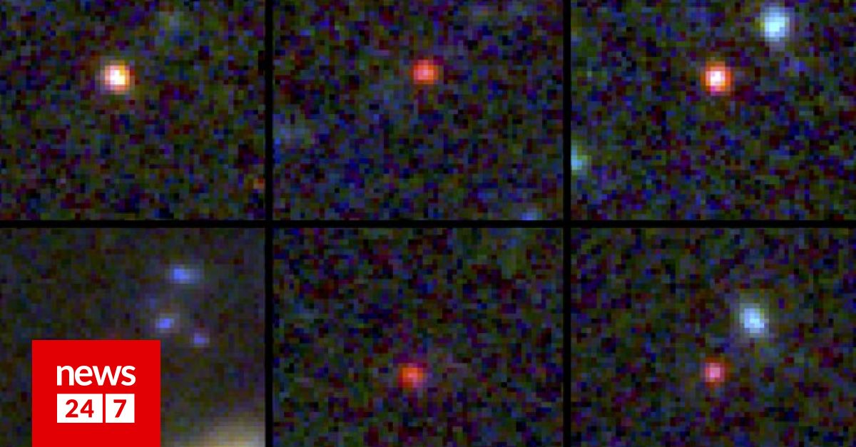 James Webb: Ανακάλυψε έξι τεράστιους γαλαξίες που... δεν θα έπρεπε να υπάρχουν