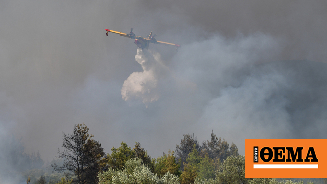 Αχαΐα: Μεγάλη φωτιά στο Κυπαρίσσι - Επιχειρούν ισχυρές δυνάμεις της πυροσβεστικής και δύο Canadair