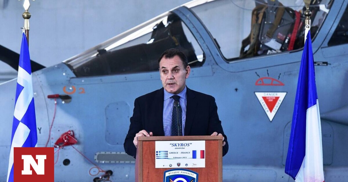 Νίκος Παναγιωτόπουλος: Υποδέχεται τον Γάλλο υπουργό Άμυνας - Τα Rafale, οι Belharra και οι κορβέτες