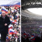 Φιέστα Πούτιν για τους Ρώσους στρατιώτες σε στάδιο της Μόσχας στους -15 βαθμούς Κελσίου – «Όταν είμαστε μαζί, δεν έχουμε ίσους»