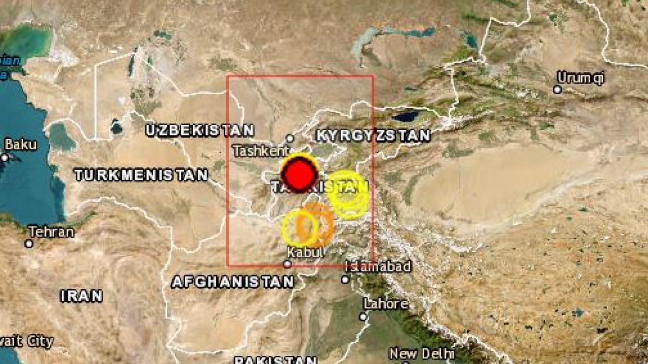 Σεισμός 5,8 Ρίχτερ ταρακούνησε το Τατζικιστάν