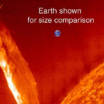 A “hole” 30 times Earth’s size has spread across the sun, blasting solar winds that’ll hit our planet…right about now!