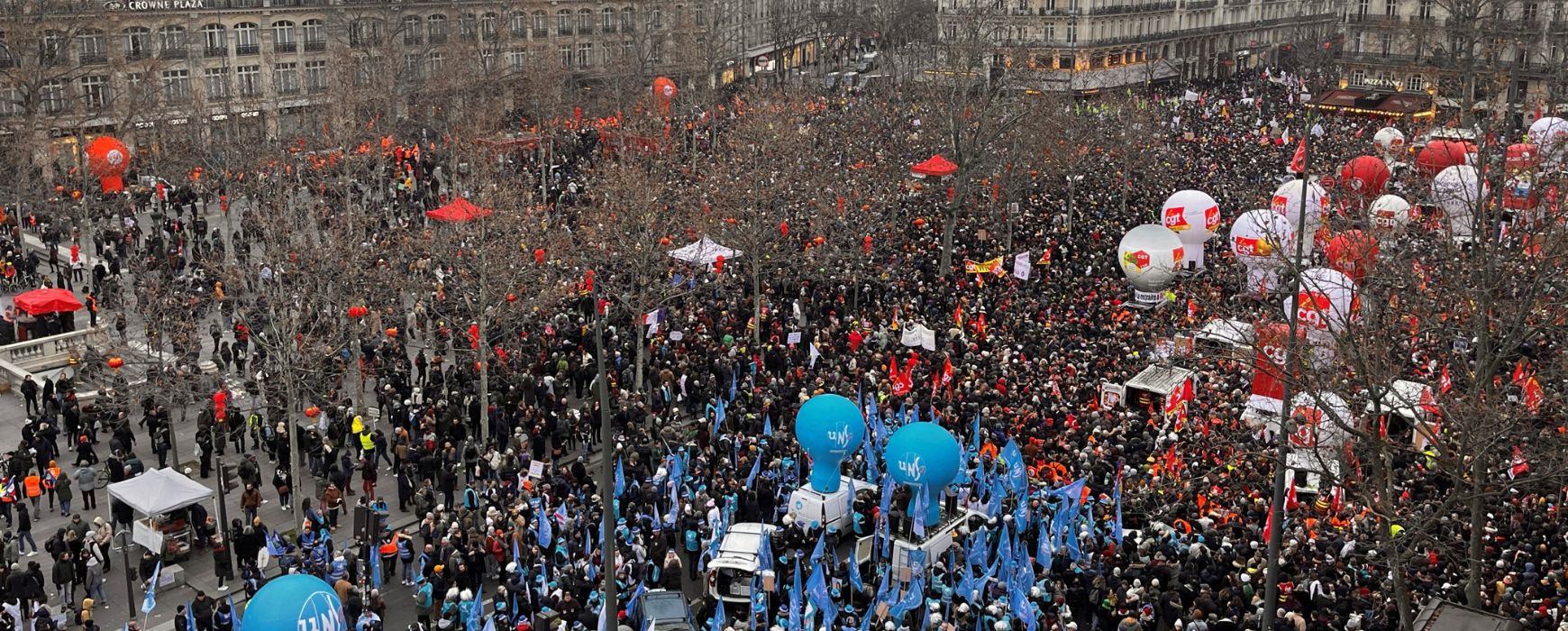 Γαλλία: Έρχεται μεγάλη απεργιακή κινητοποίηση – Τα συνδικάτα προβλέπουν πως θα μείνει «αξέχαστη» στον Μακρόν (Photos/Videos)