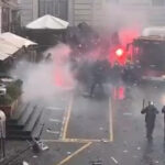 Γερμανοί χούλιγκανς σπάνε και καίνε στη Νάπολη: Άγριο ξύλο πριν το Νάπολι-Άιντραχτ Φρανκφούρτης - Δείτε βίντεο