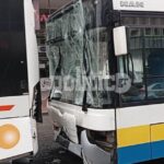 Θεσσαλονίκη: Λεωφορεία τράκαραν σε στάση - Ένας τραυματίας