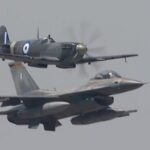 Παρέλαση 25ης Μαρτίου: Πτήση Spitfire μαζί με F-16 - Εντυπωσιακές εικόνες