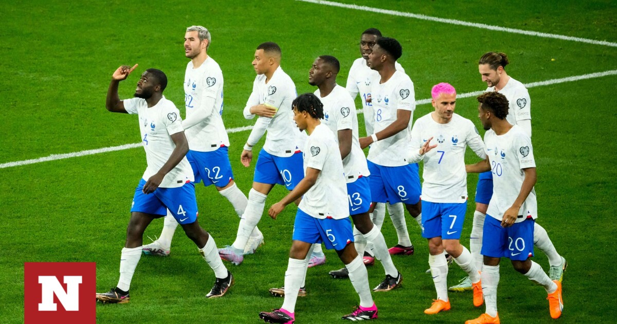 Προκριματικά Euro 2024: Η Γαλλία «ισοπέδωσε» την Ολλανδία - Τα αποτελέσματα της Παρασκευής (24/3)