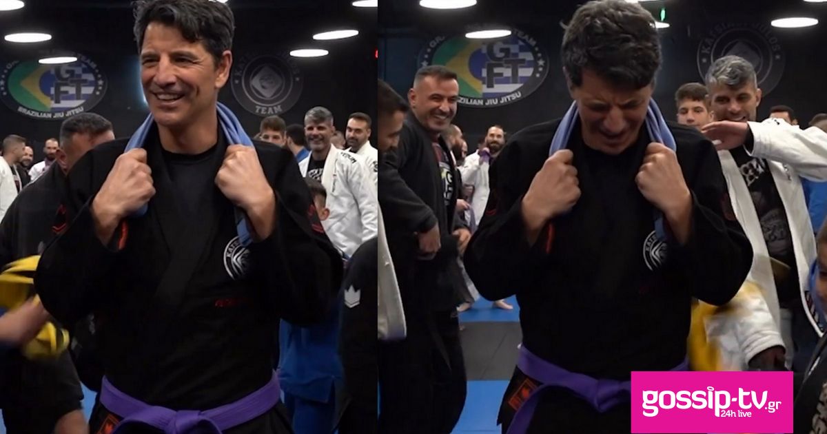 Σάκης Ρουβάς: Πήρε νέα ζώνη στο Brazilian Jiu Jitsu και οι συναθλητές του τον... μαστίγωσαν!