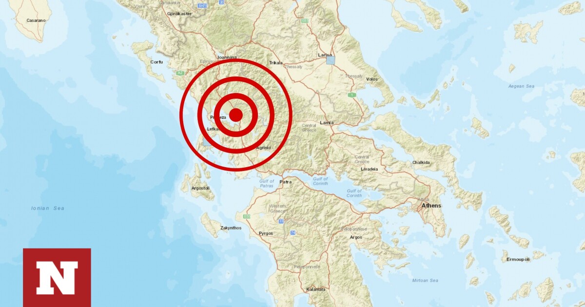 Σεισμός κοντά σε Αμφιλοχία και Άρτα - 4,6 Ρίχτερ δίνει το Γεωδυναμικό Ινστιτούτο