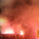 ΑΕΚ: Χαμός στη λεωφόρο Συγγρού, οπαδοί των «κιτρινόμαυρων» συνόδευσαν το πούλμαν ως τα Σπάτα