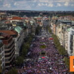 Αντικυβερνητική διαδήλωση στην Τσεχία για τον υψηλό πληθωρισμό και το κόστος της ενέργειας