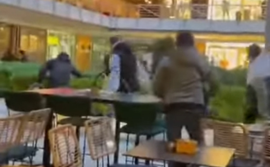 Βίντεο – ντοκουμένο από συμπλοκή σε εμπορικό κέντρο στη Θεσσαλονίκη