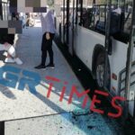 Θεσσαλονίκη: Τζάμι από πόρτα λεωφορείου έπεσε σε κοπέλα που περίμενε να επιβιβαστεί