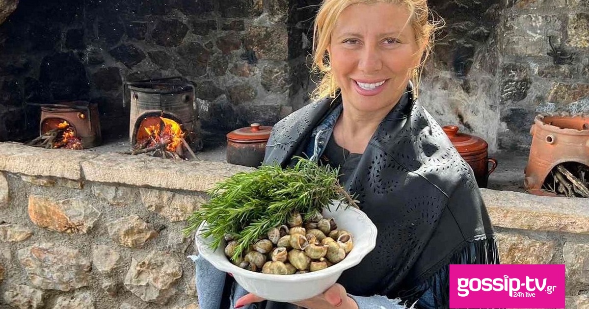 Πάσχα στην Κρήτη για τη Ζήνα Κουτσελίνη: Η απλή εμφάνιση, η παραδοσιακή κουζίνα και οι ρακές
