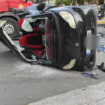 Φρικτό τροχαίο δυστύχημα στον Άλιμο: Οδηγός μηχανής «καρφώθηκε» σε αυτοκίνητο - (Φωτογραφίες, Βίντεο)