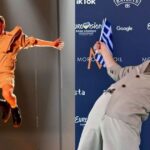 Eurovision 2023 - Victor Vernicos: Η εμφάνισή του στο τιρκουάζ χαλί του διαγωνισμού