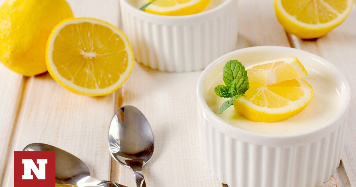 Light πανακότα με λεμόνι - Μια συνταγή που θα λατρέψετε