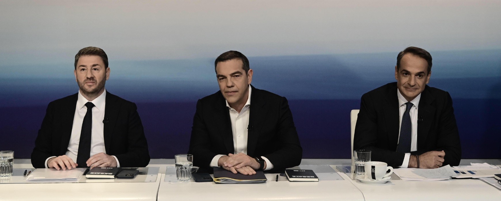 Εκλογές 2023 – Debate: Ο προσεκτικός Μητσοτάκης, ο κυβερνητικός Τσίπρας και ο αγχωμένος Ανδρουλάκης