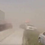 Ιλινόις: Καραμπόλα δεκάδων οχημάτων σε αυτοκινητόδρομο εν μέσω ανεμοθύελλας (Βίντεο)