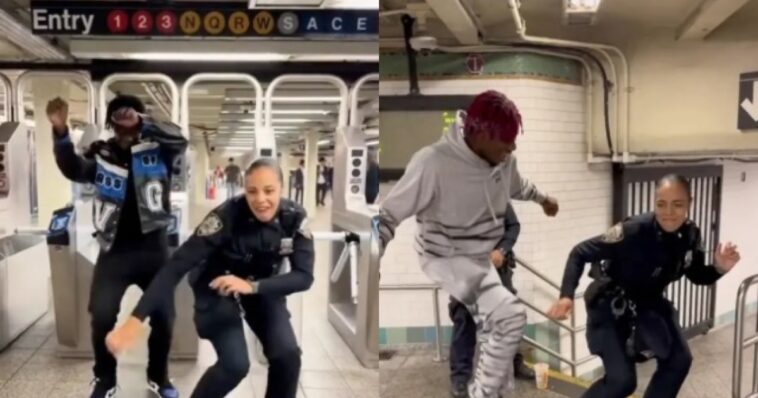 Viral η αστυνομικός που χορεύει στο μετρό της Νέας Υόρκης (vid)