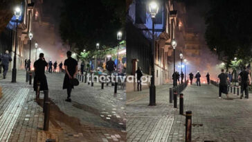 Επίθεση με βόμβες μολότοφ σε διμοιρία των ΜΑΤ στη Θεσσαλονίκη