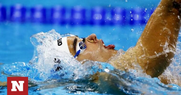 Κολύμβηση: Στον τελικό των 50μ. ύπτιο ο Χρήστου στο Παγκόσμιο Κύπελλο