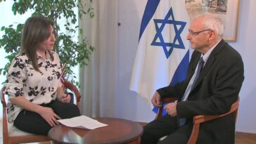 Ο πρέσβης του Ισραήλ Νόαμ Κατς στην ΕΡΤ: «Αν μας επιβληθεί περιφερειακός πόλεμος θα υπερασπιστούμε τον εαυτό μας»
