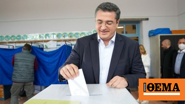 Ψήφισε στον Δήμο Δέλτα ο Απόστολος Τζιτζικώστας - «Πρέπει όλοι να συμμετάσχουν στην εκλογική διαδικασία»