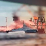 Βίντεο ντοκουμέντο: Ουκρανικός πύραυλος χτυπά ρωσικό πλοίο στην Κριμαία