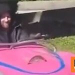 Λιονέλ Μέσι: Η βόλτα με το ροζ αυτοκίνητο στη Disney World - Βίντεο