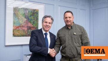 Ο Αμερικανός υπουργός Εξωτερικών υπόσχεται στην Ουκρανία βοήθεια κατά τη διάρκεια του χειμώνα