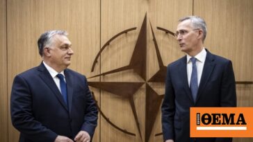 Ο Στόλτενμπεργκ καλεί την Ουγγαρία να επικυρώσει την εισδοχή της Σουηδίας στο NATO «το ταχύτερο δυνατό»