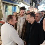 Επίσκεψη του Χάρη Δούκα στο εμπορικό τρίγωνο της Αθήνας και τη Βαρβάκειο Αγορά