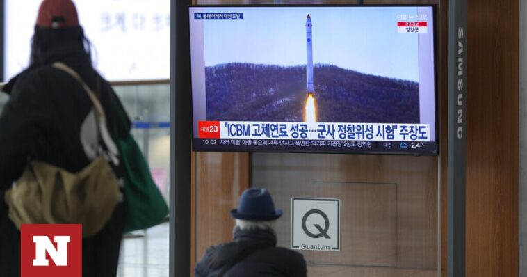 Η Βόρεια Κορέα εκτόξευσε βαλλιστικό πύραυλο άγνωστου τύπου