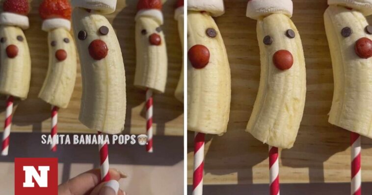 Μπανάνα pops Αγιοβασιλάκια -  Πώς θα τα φτιάξετε