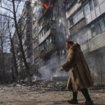 Ουκρανία: Μη επανδρωμένο αεροσκάφος έπληξε συγκρότημα κατοικιών στο Κίεβο