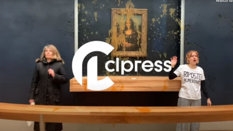 Ακτιβίστριες πέταξαν σούπα στον πίνακα της Μόνα Λίζα - Βίντεο