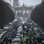 Γερμανία: Συλλαλητήριο αγροτών στην Πύλη του Βρανδεμβούργου