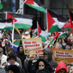 «Δικαιοσύνη στην Παλαιστίνη» - Διαδήλωση στις Βρυξέλλες για τον τερματισμό του πολέμου στη Γάζα