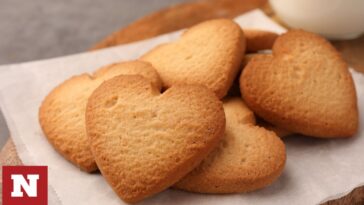 Εύκολη συνταγή για μυρωδάτα μπισκότα βουτύρου
