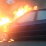 Θεσσαλονίκη: Αυτοκίνητο τυλίχθηκε στις φλόγες στην Εγνατία Οδό
