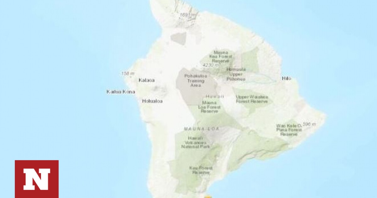 Χαβάη: Σεισμός 5,7 Ρίχτερ στην περιοχή Νααλέχου